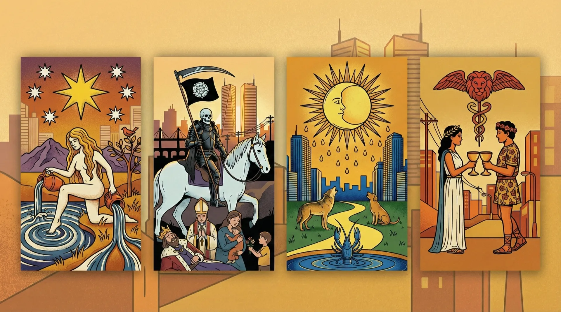 從4張塔羅牌抽一張