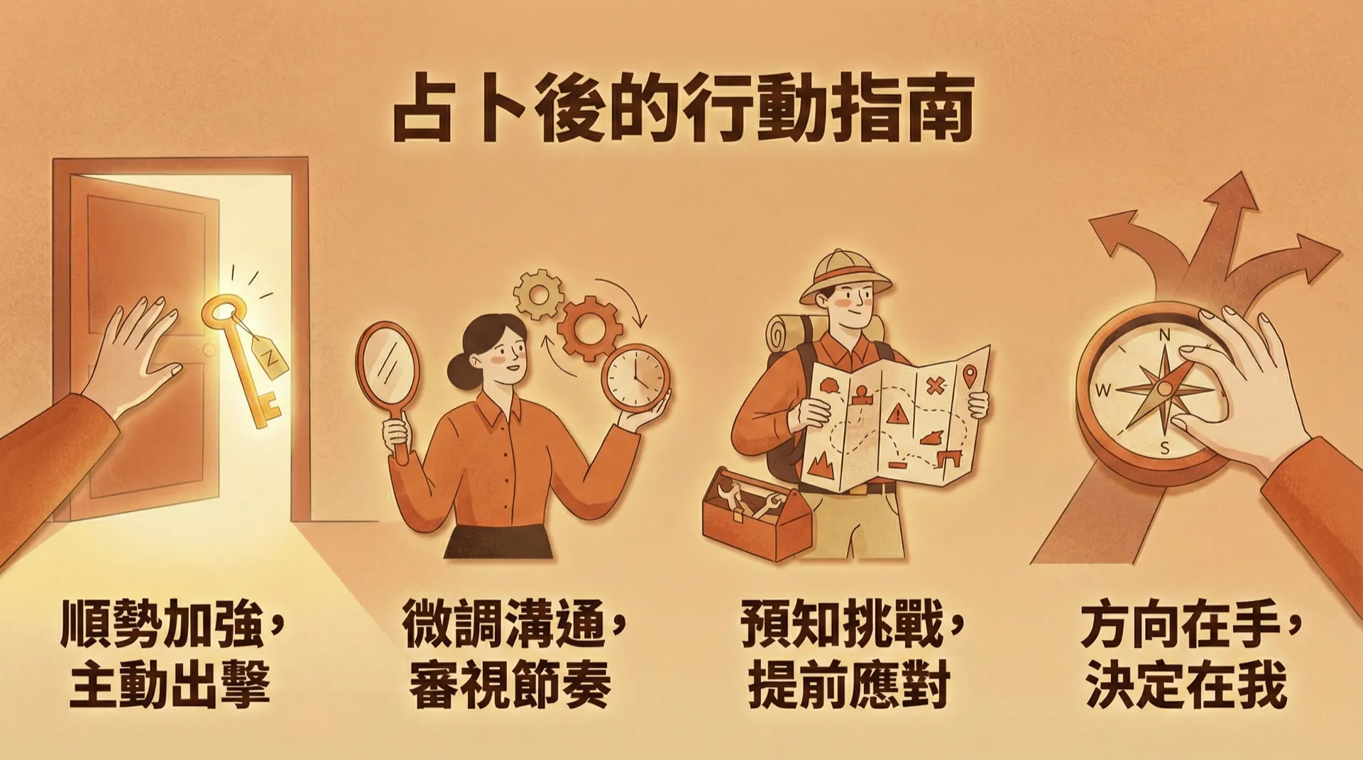 占卜後的行動指南